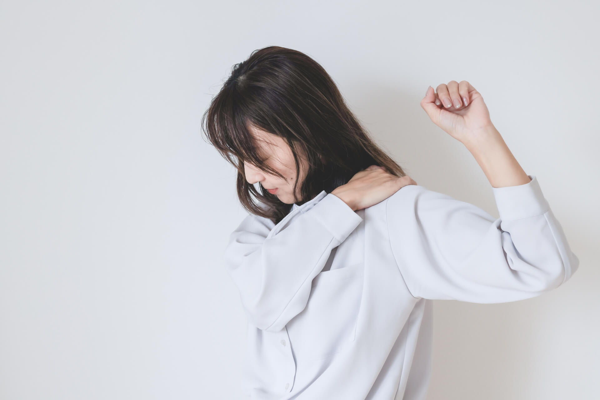 整体の施術後に見られる肩の動きの変化